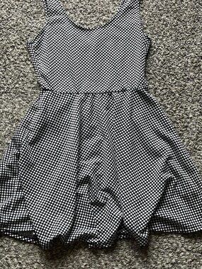 Bobbie Brooks Women's Med Polka Dot Midi Dress Pinup Spring Dainty Feminine